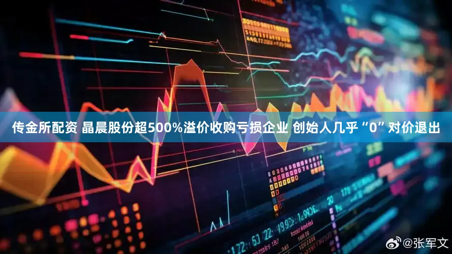 传金所配资 晶晨股份超500%溢价收购亏损企业 创始人几乎“0”对价退出